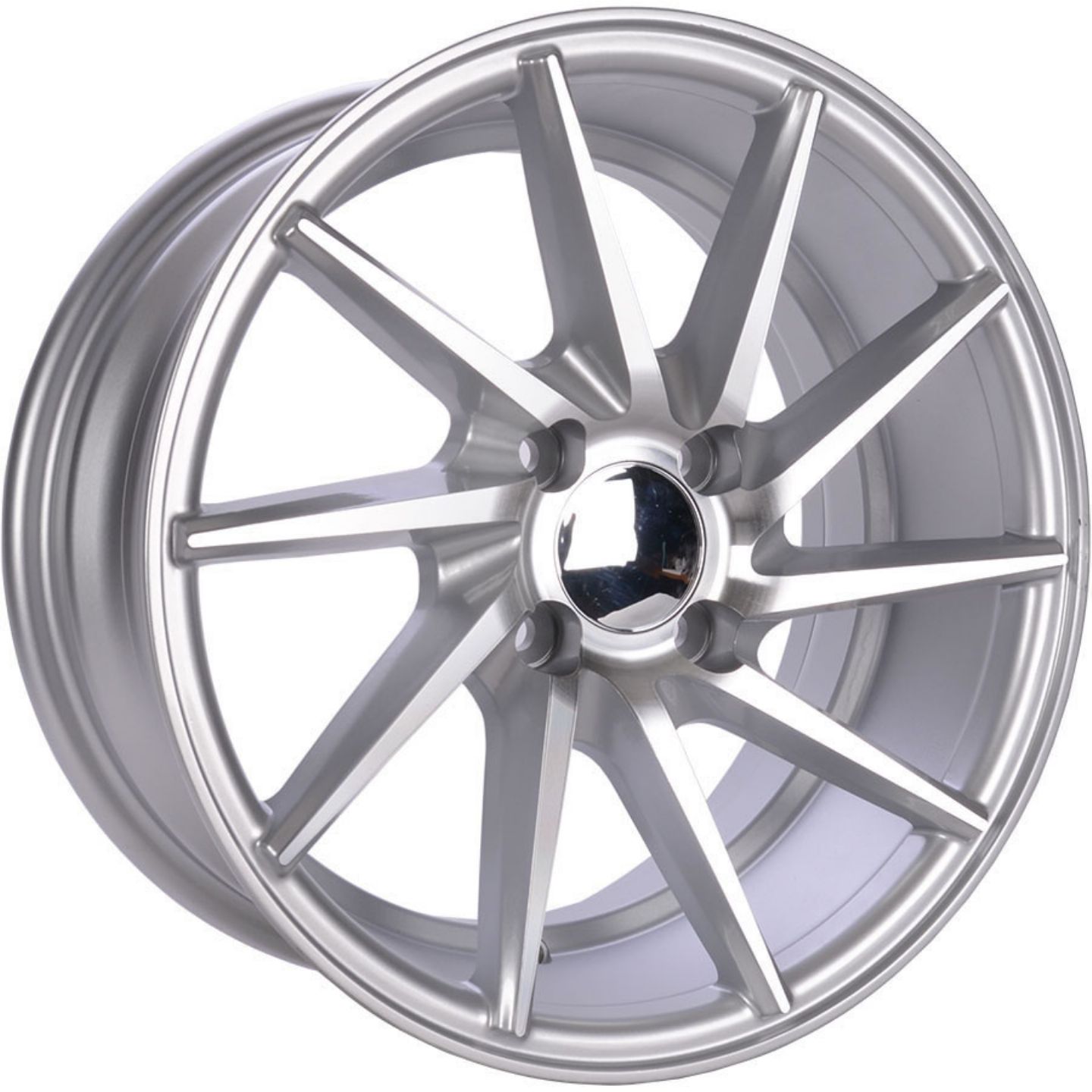 6 X 14 BK-885A 4X100 ET35 73.1 SILVER MACHINED