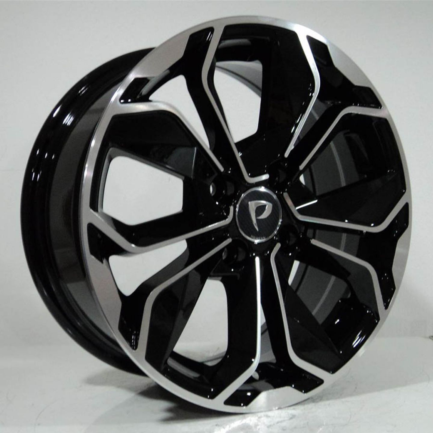 6.5 X 15 BK-5296 4X100 ET35 60.1 BLACK MACHINED XL