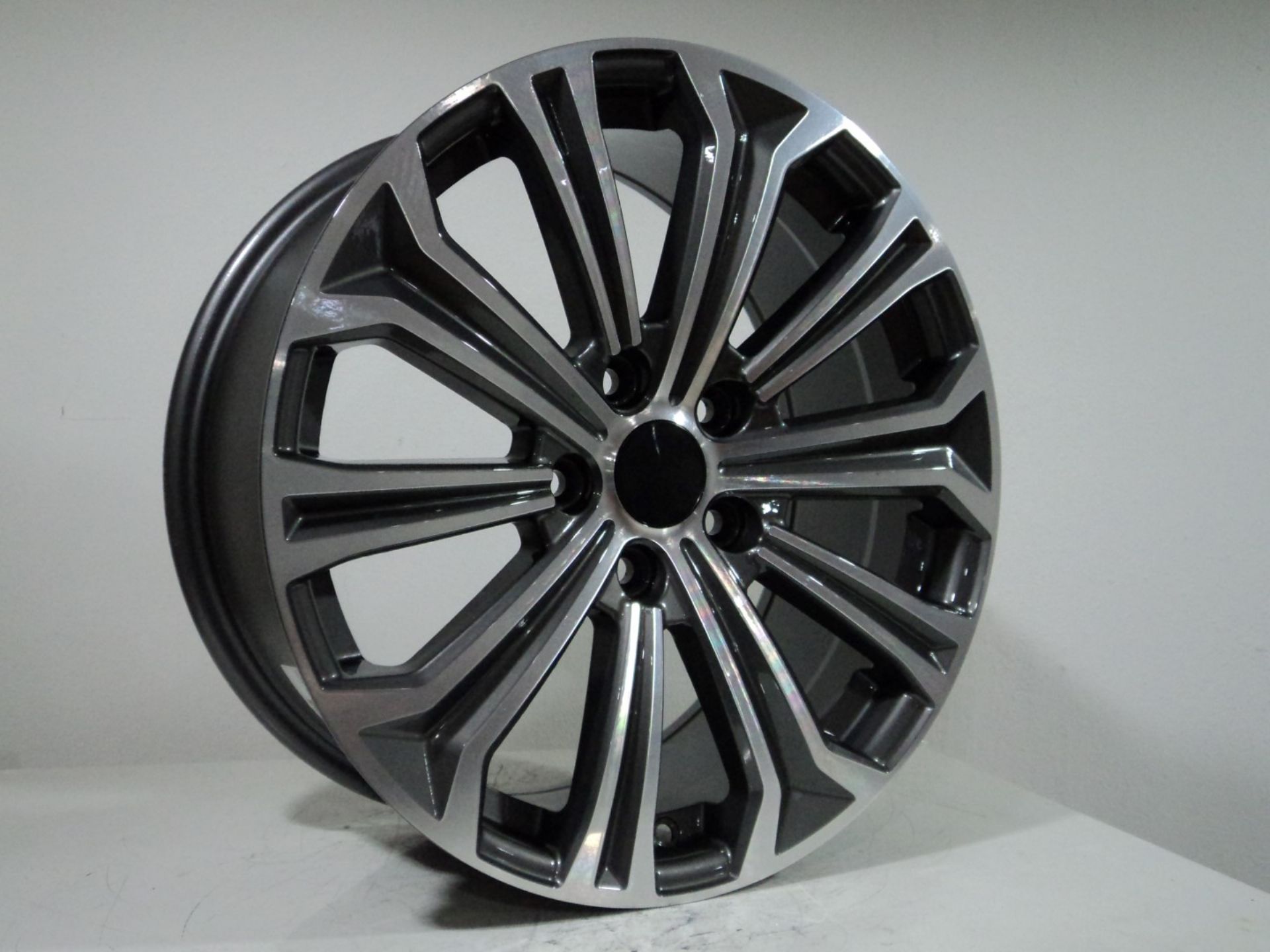 6.5 X 15 DY-605 5X114.3 ET39 60.1 BLACK MACHINED XL