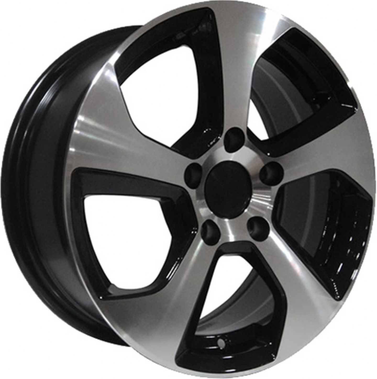 6.5 X 15 TL-5450 5X112 ET35 57.1 BLACK MACHINE XL